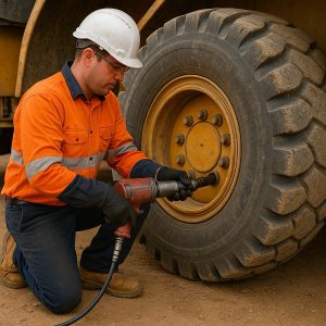 AURKTJ012 - Remove, Inspect and Fit Earthmoving and Off-The-Road Wheel (OTR) Wheel
